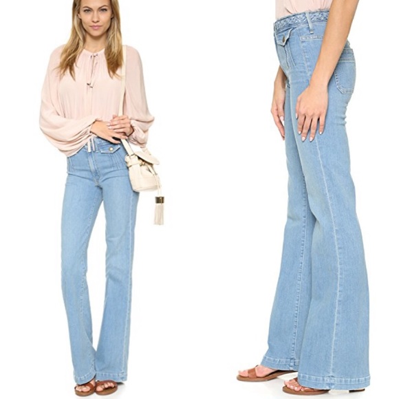 Mother Undercover Angel Jeans Flare Nwt 